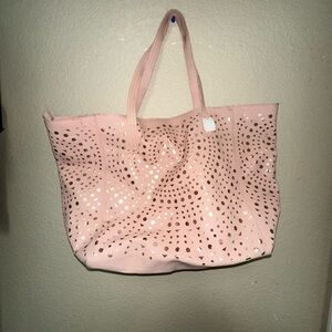 Light pink tote bag